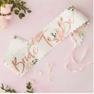 Bride To Be Sash